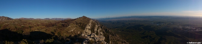 panorama na Albanię